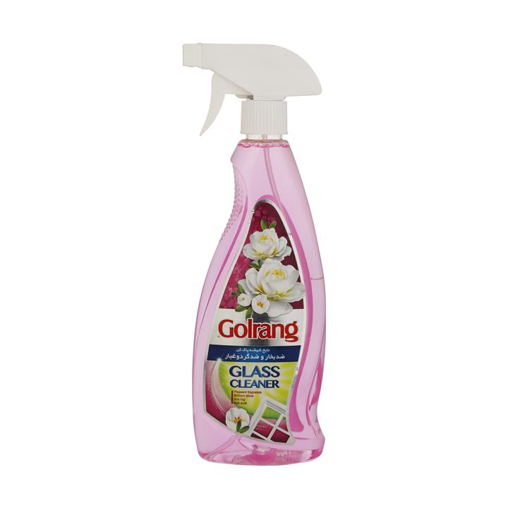 اسپری شیشه پاک کن گلرنگ مدل Pink حجم 500 میلی گرم Golrang Pink Glass Cleaner Spray 500ml